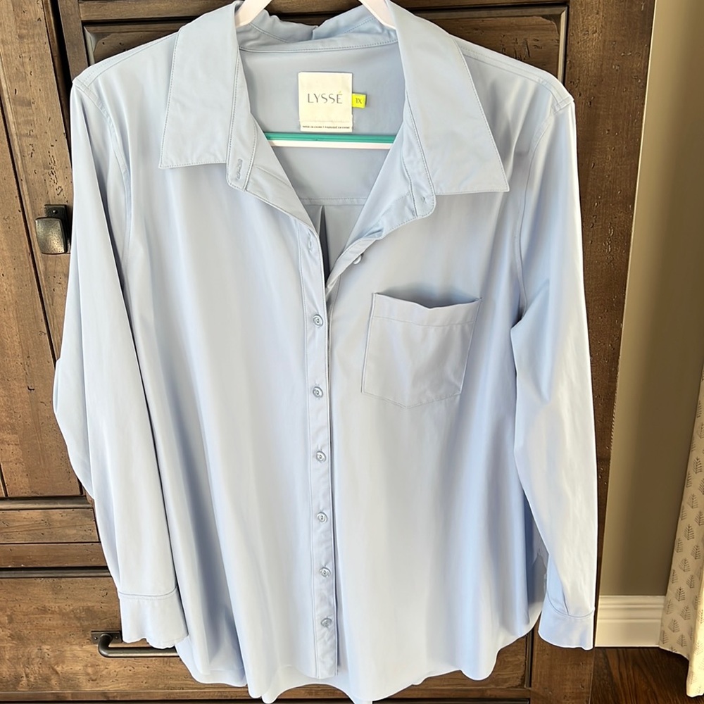 Lysse light blue Schiffer Button down